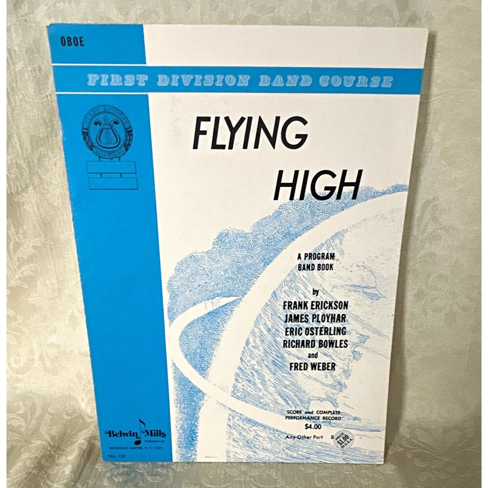 Vintage Flying High Oboe First Division Band Course Frank Erickson Belwin Mills